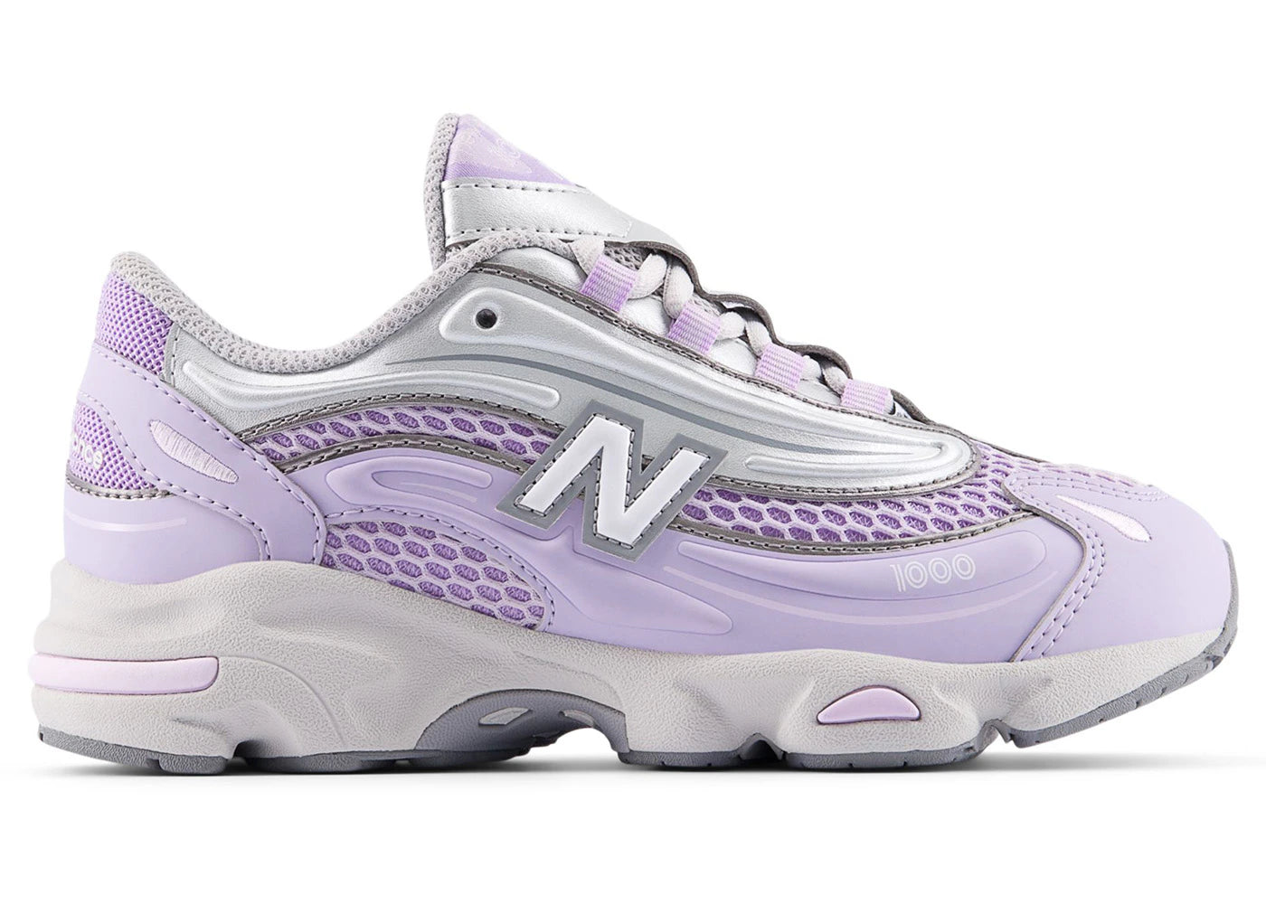 New Balance 1000 Bright Lavender Light Silver Metallic (PS)