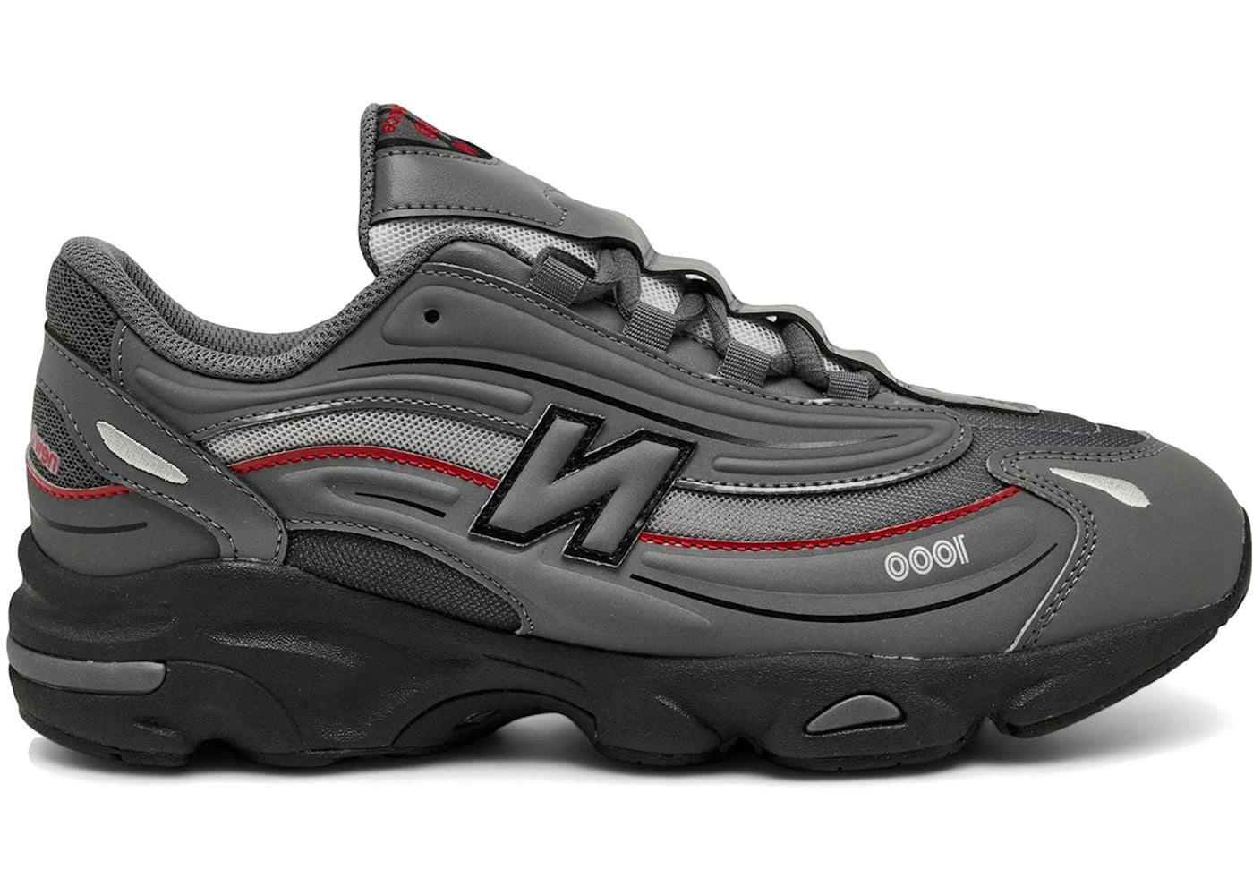 New Balance 1000 Grey Bright Red (GS)