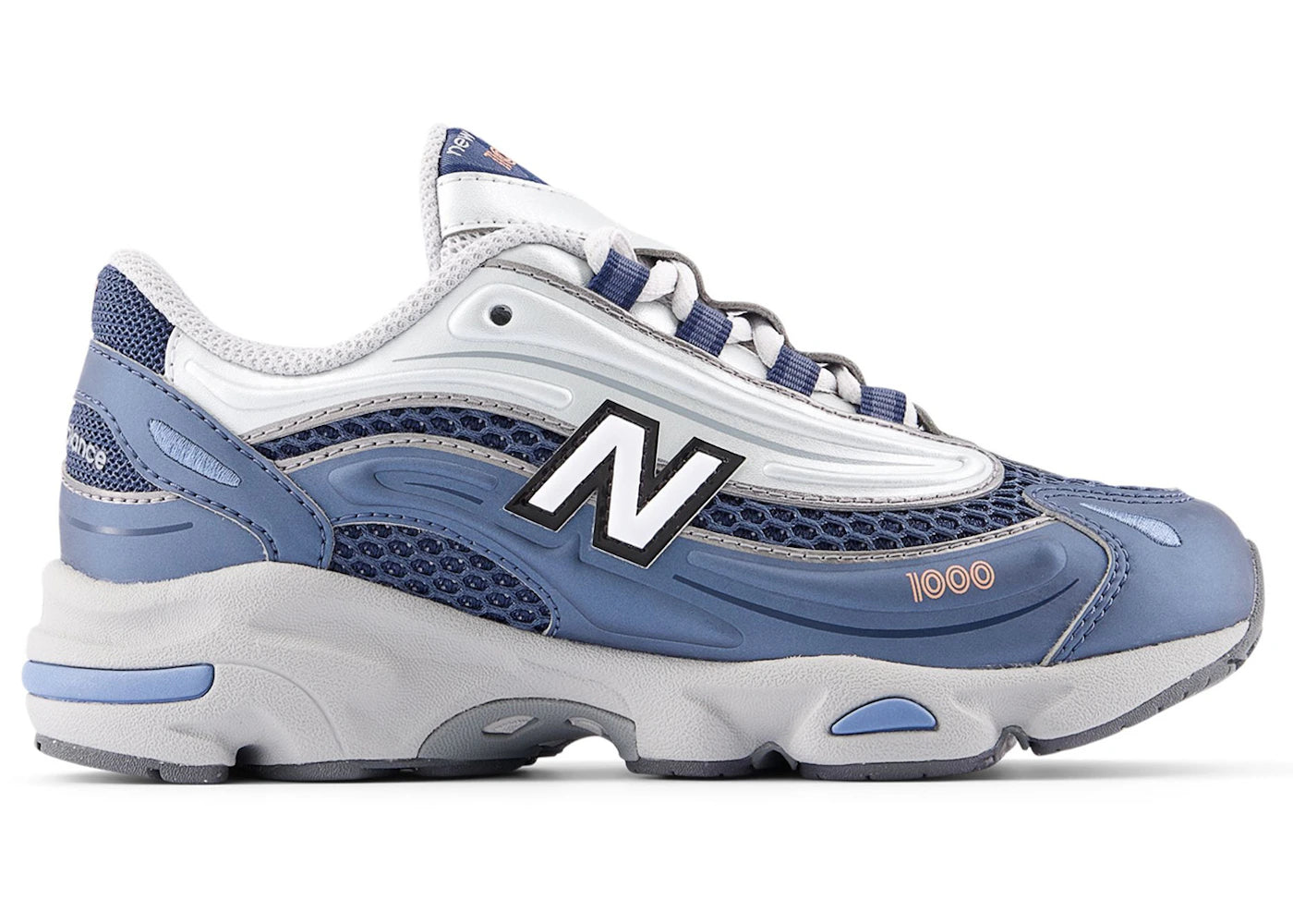 New Balance 1000 Vintage Indigo Light Silver Metallic (PS)