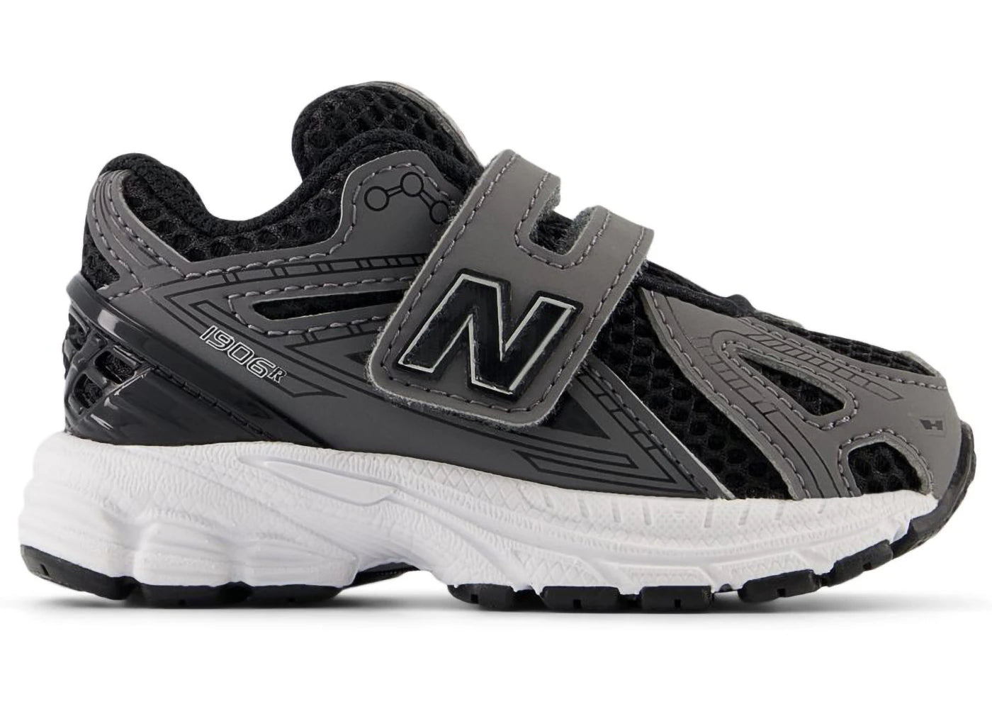 New Balance 1906R Hook and Loop Grey Black White (TD)