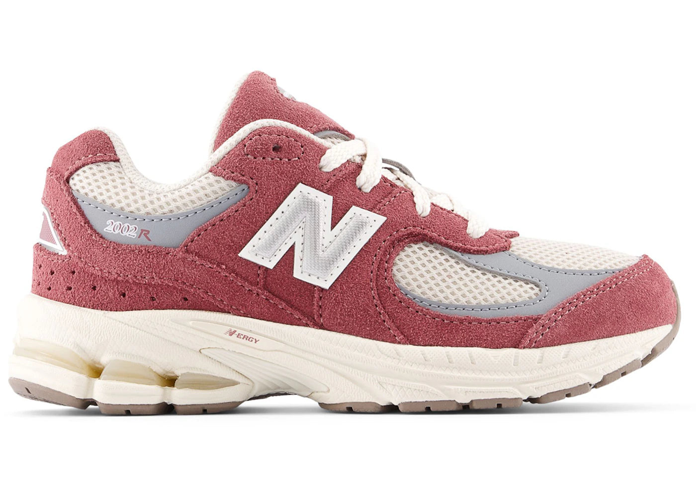 New Balance 2002R Lace Washed Burgundy Timberwolf (PS)