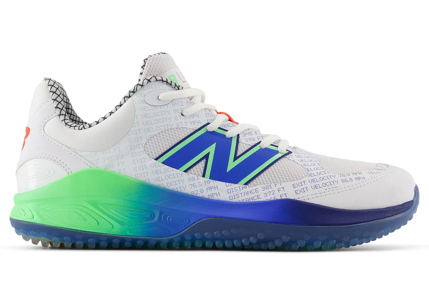New Balance 3000v7 Turf Trainer Lab Work White Electric Jade Bright Lapis