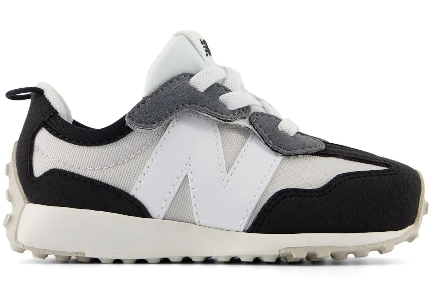 New Balance 327 Hook and Loop Grey Matter White Black (TD)