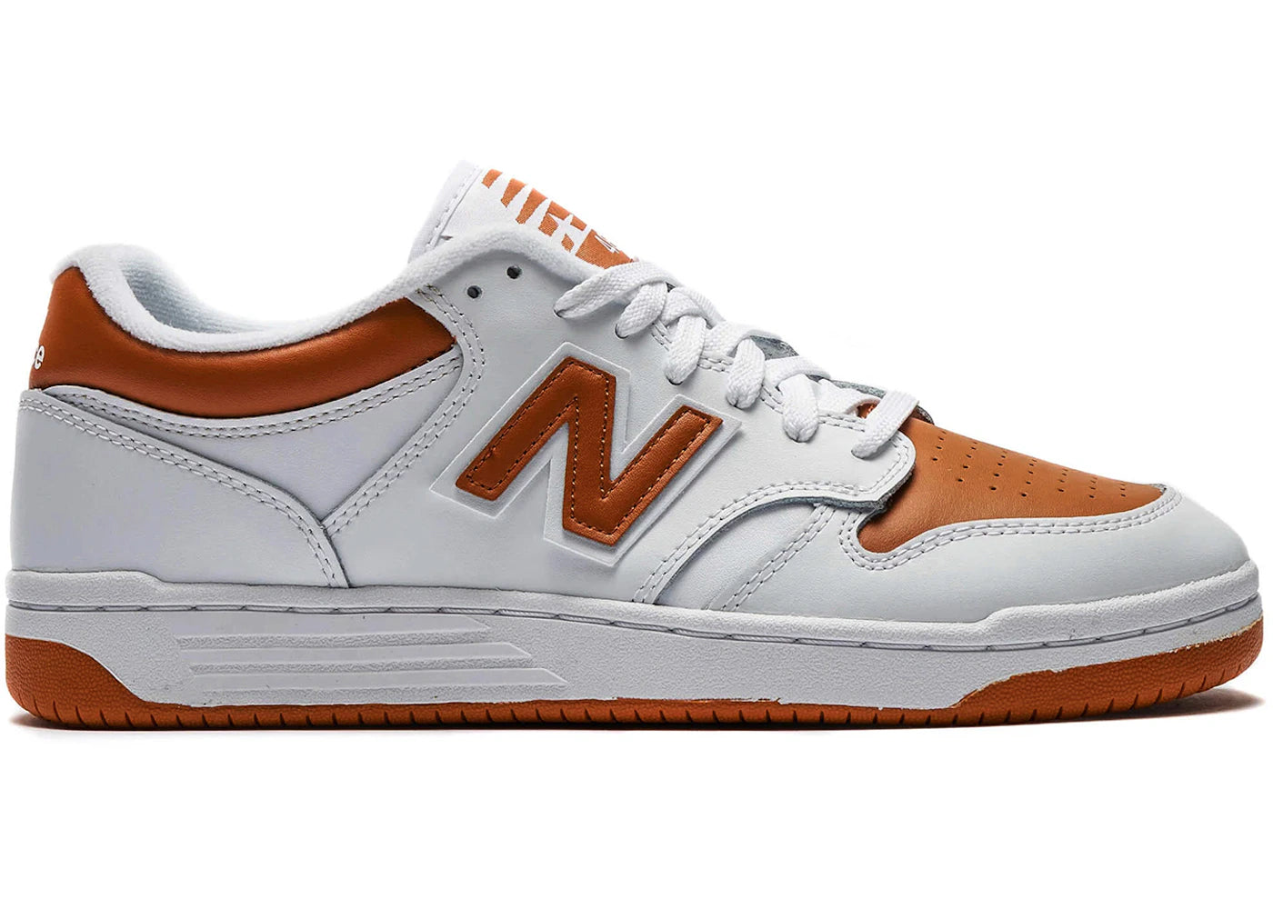 New Balance 480 White Orange