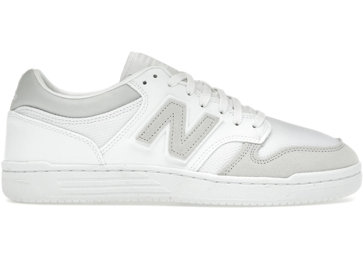 New Balance 480 White Summer Fog Grey