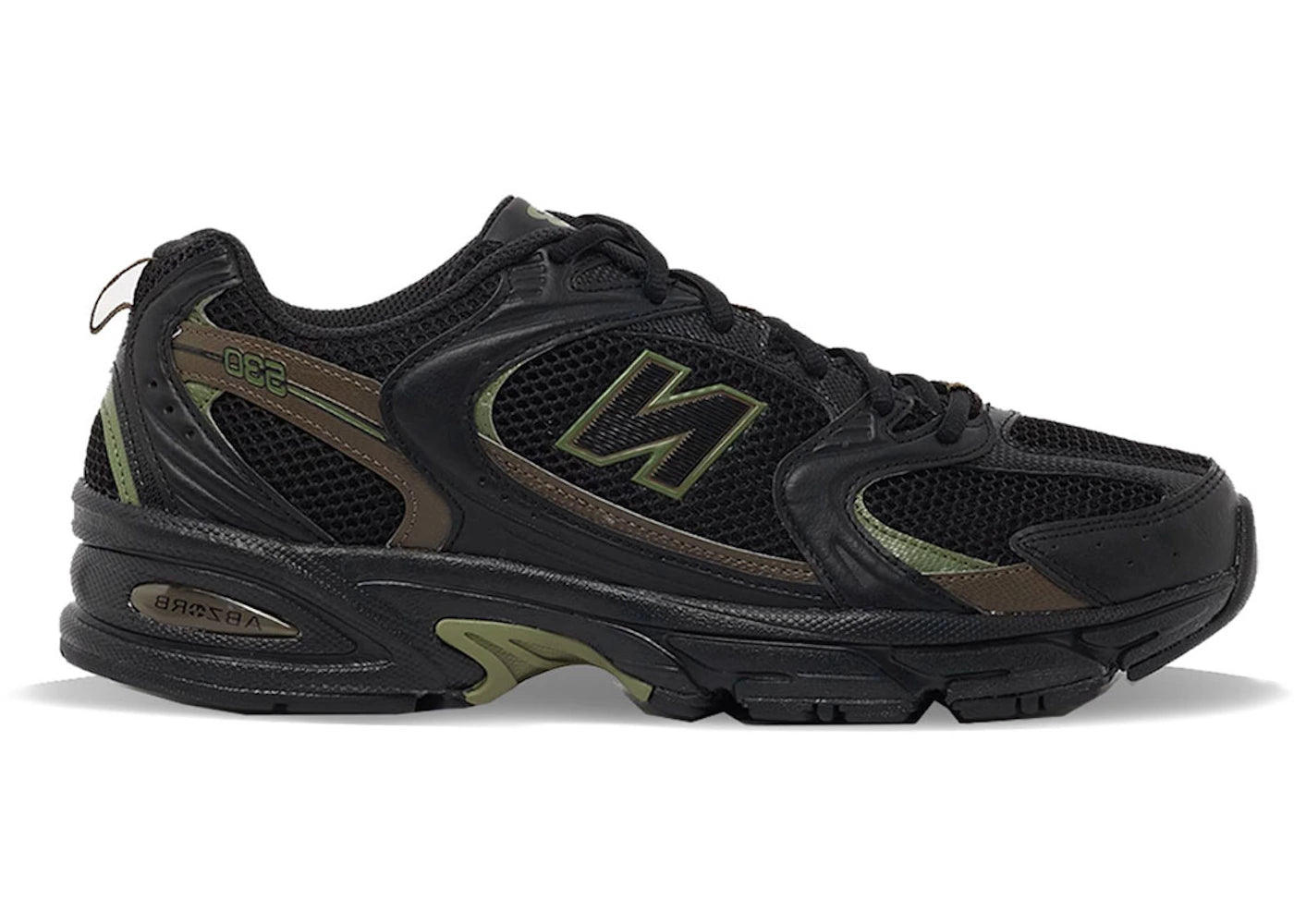 New Balance 530 Black Copper Green