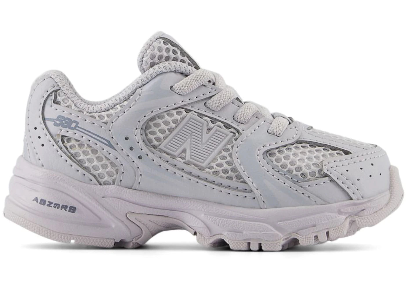 New Balance 530 Bungee Lace Pearl Grey Steel (TD)