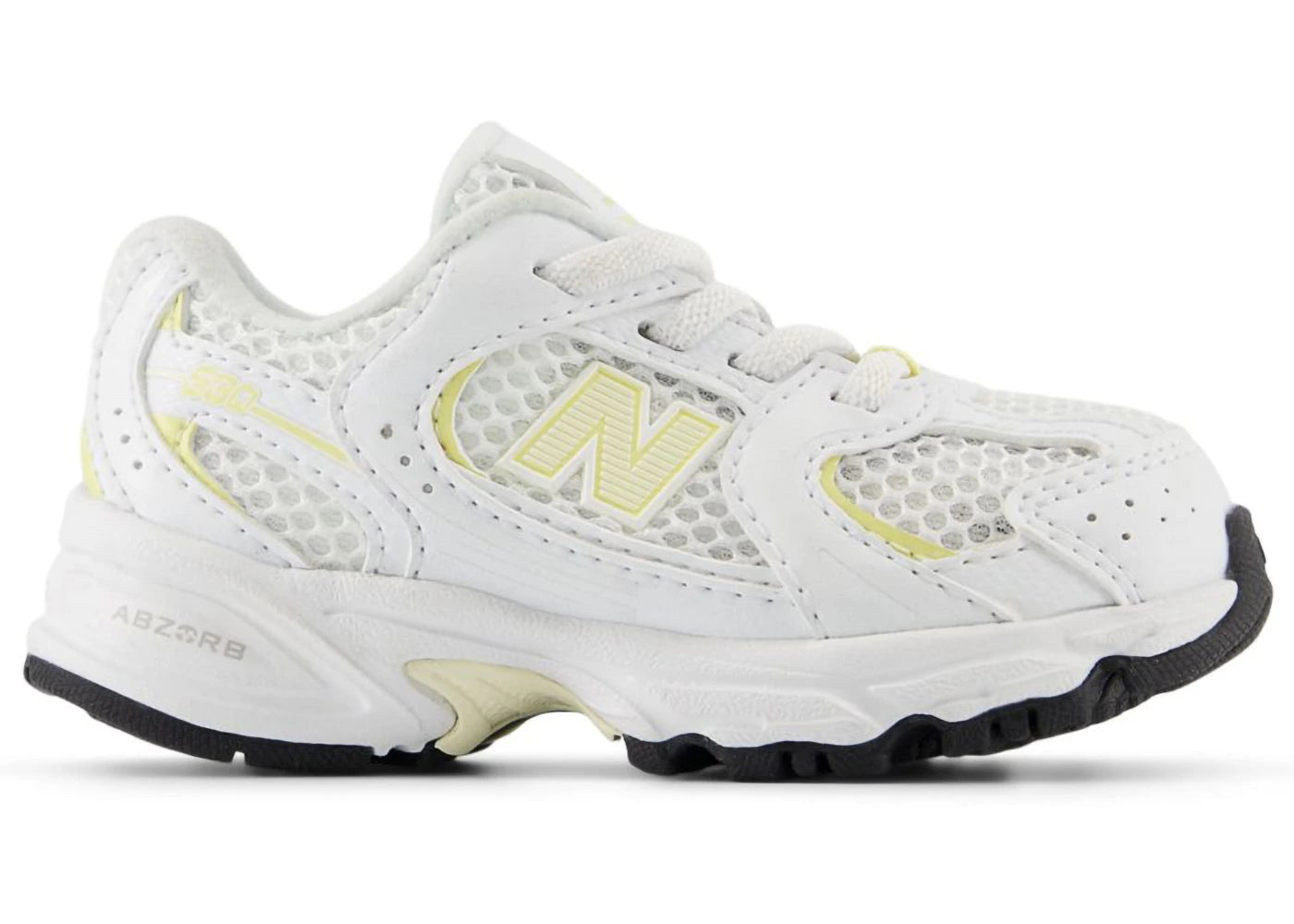 New Balance 530 Bungee Lace White Lemon (TD)