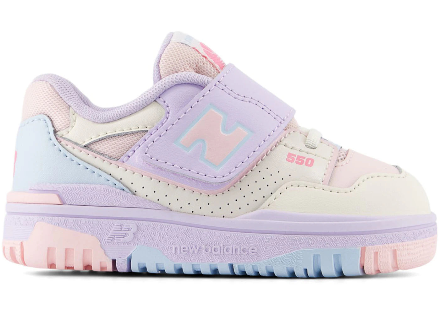 New Balance 550 Lace Shell Pink Permafrost (TD)