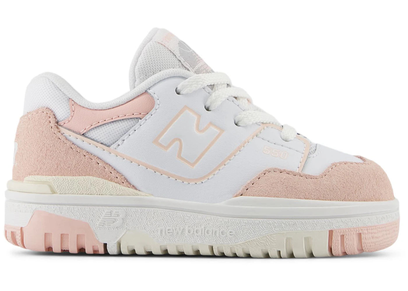 New Balance 550 Lace White Pink Haze (TD)