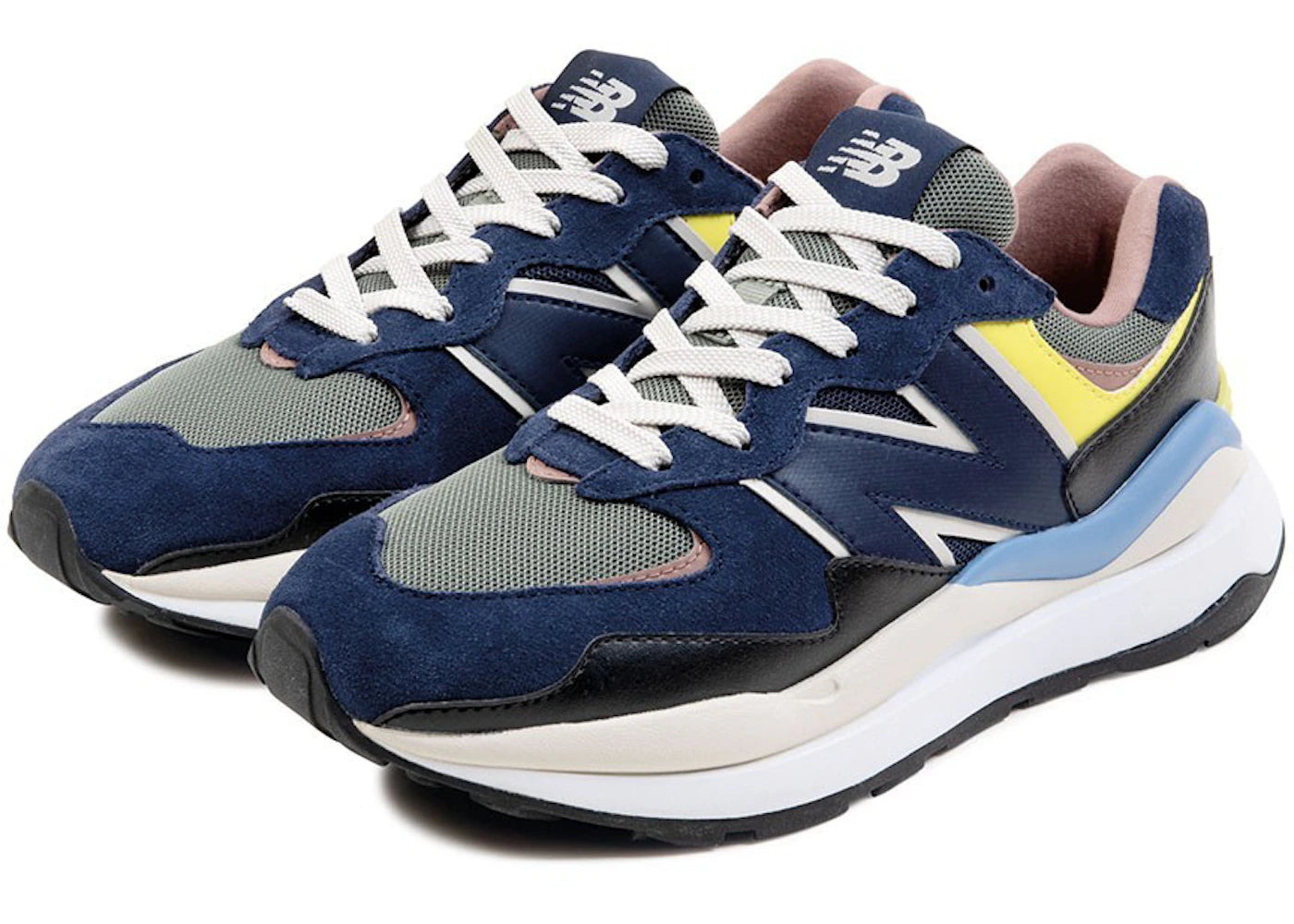 New Balance 57/40 DAHOOD Navy Grey Yellow (Women's) (Special Box)