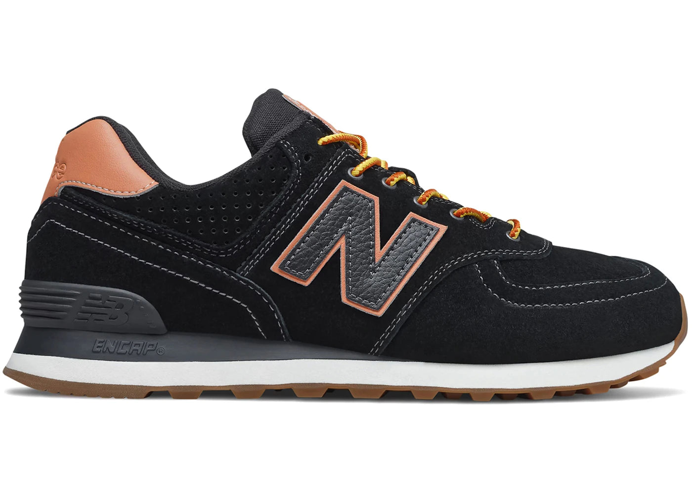 New Balance 574 Black Light Khaki