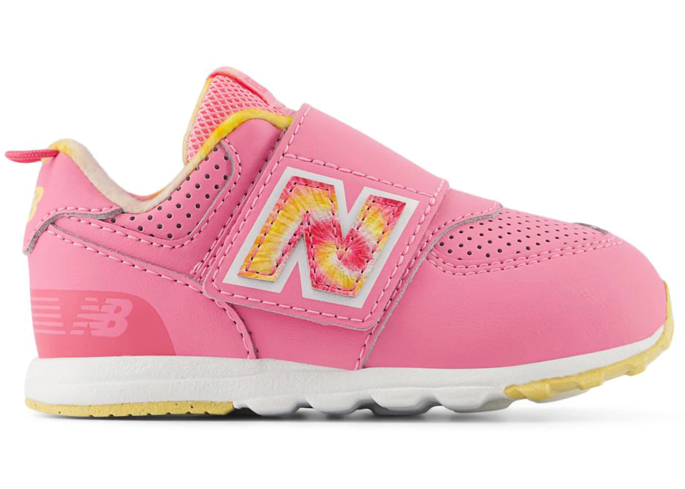 New Balance 574 Hook and Loop Signal Pink Clementine Tie-Dye (TD)
