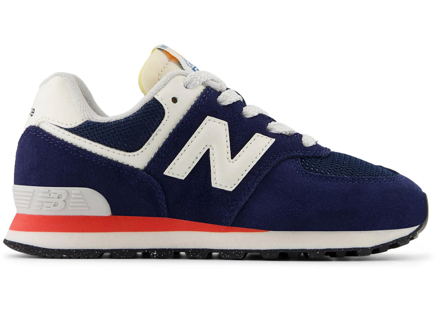 New Balance 574 NB Navy Blast Red (PS)
