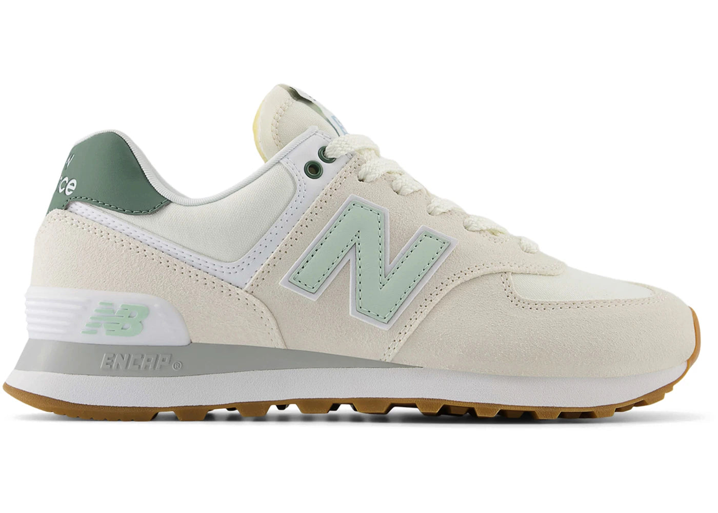 New Balance 574 Sea Salt New Spruce (Women's)