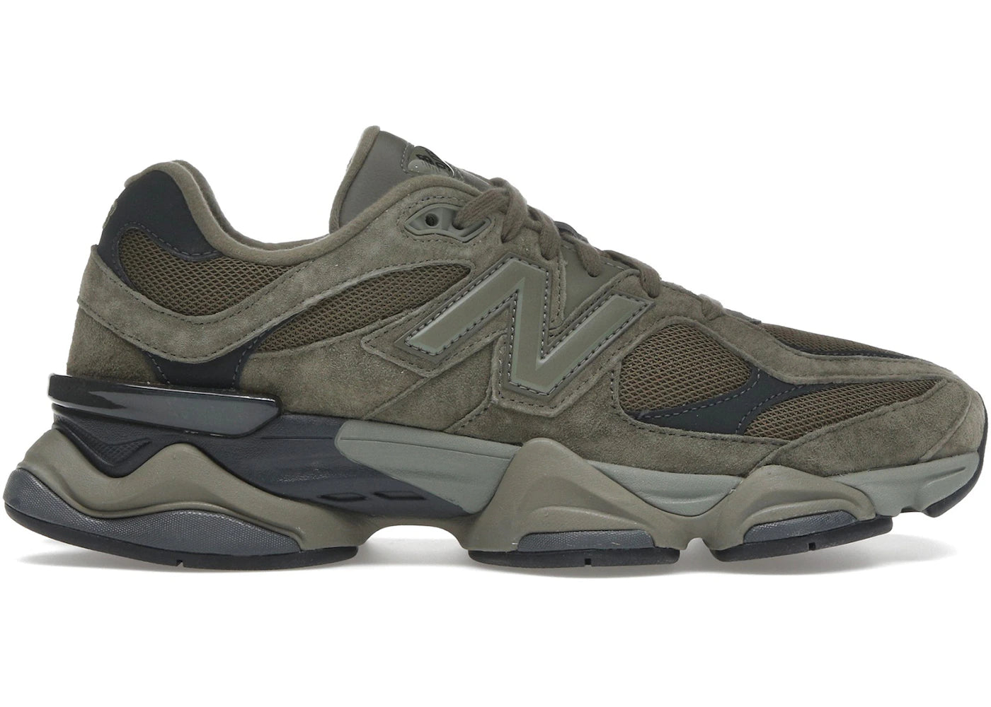 New Balance 9060 Dark Olivine Black
