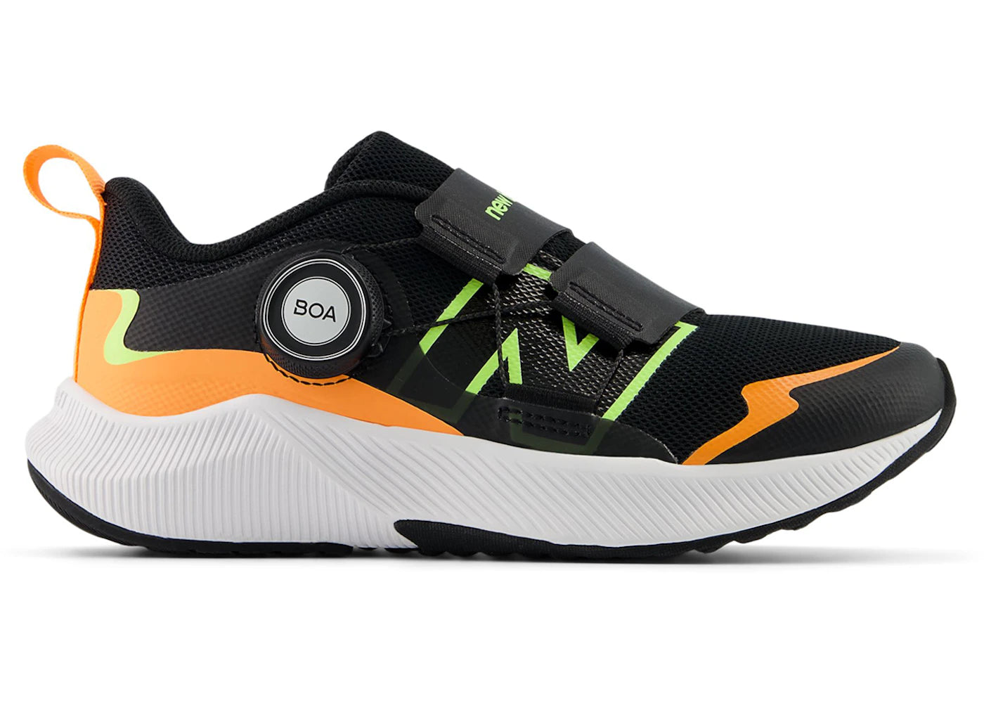 New Balance DynaSoft Reveal v4 BOA Black Bleached Lime Glo Hot Mango (PS)