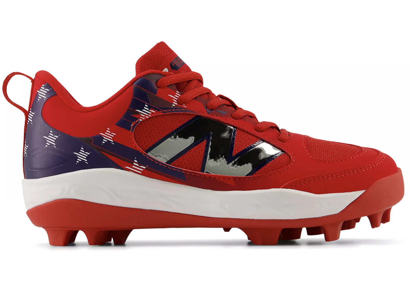 New Balance Fresh Foam 3000v7 Rubber Molded International Baseball Pack Navy Red (GS)