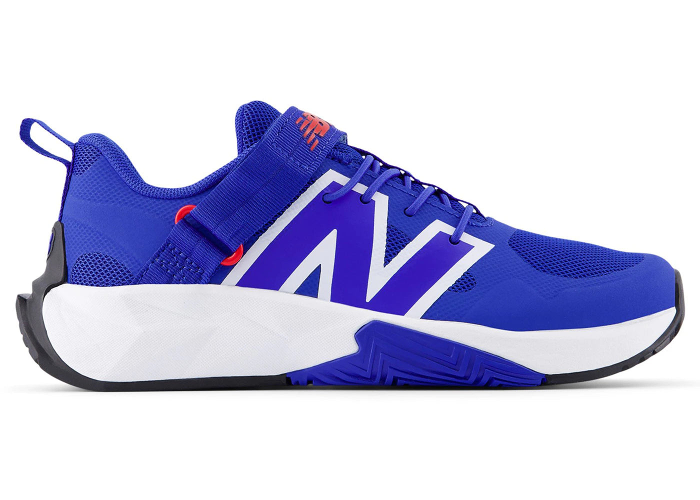 New Balance FuelCell Play Bungee with Top Strap Blue Gemstone Team Red White (PS)