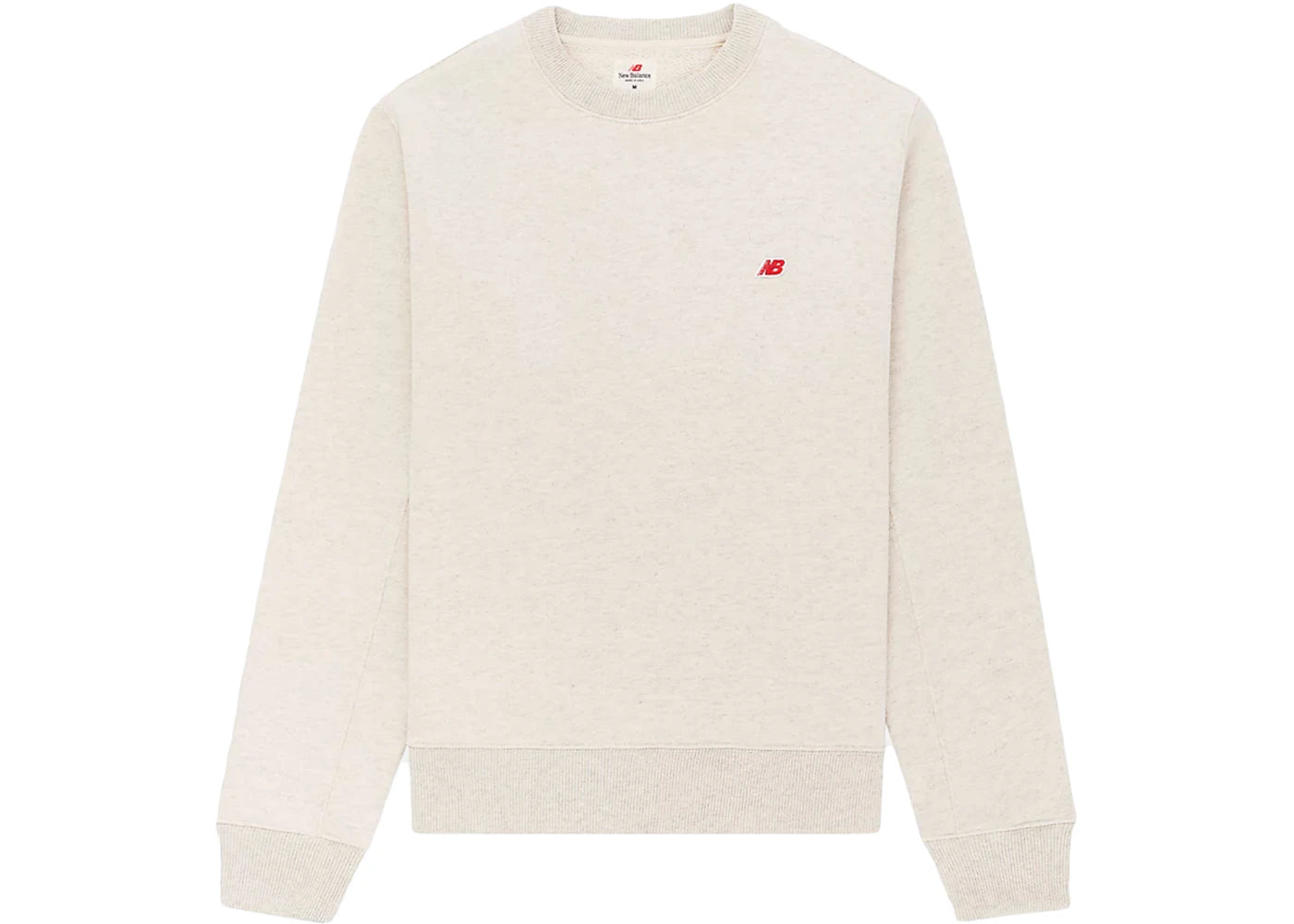 New Balance Made in USA Core Crewneck Sweatshirt Oatmeal Heather