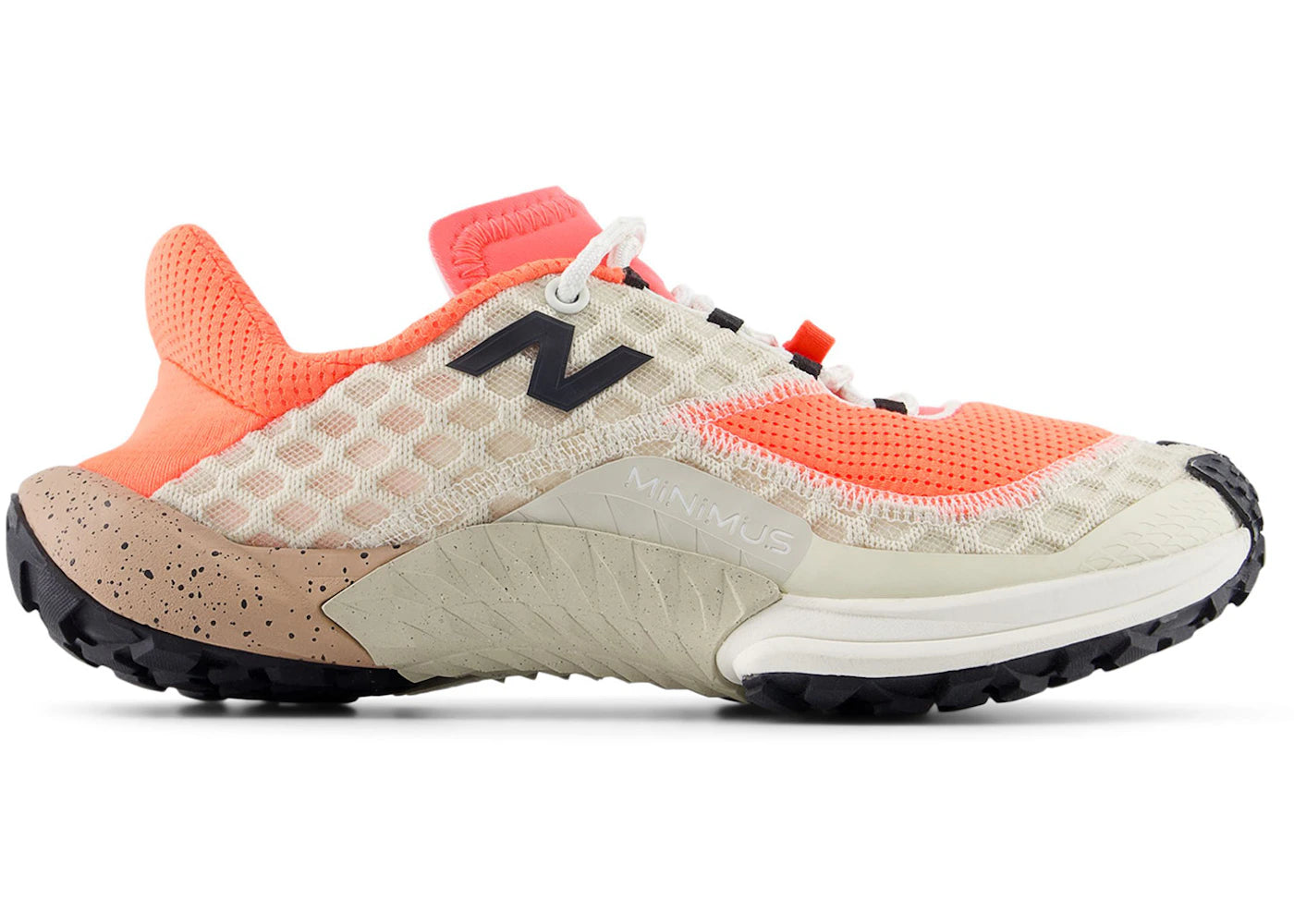 New Balance Minimus Trail Urgent Red Linen Flat Taupe (Women's)