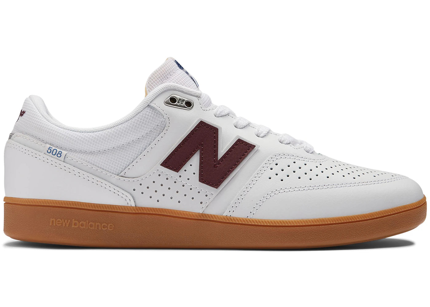 New Balance Numeric 508 Brandon Westgate White Burgundy
