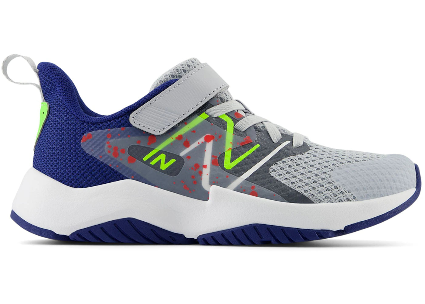 New Balance Rave Run v2 Bungee Lace Granite Inkwell Pixel Green (PS)