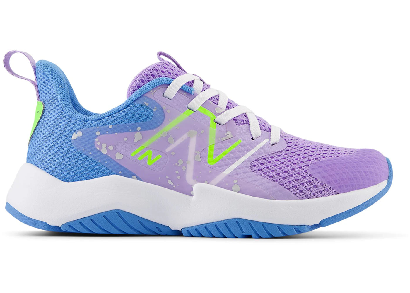 New Balance Rave Run v2 Lilac Glo Sky Blue Pixel Green (PS)