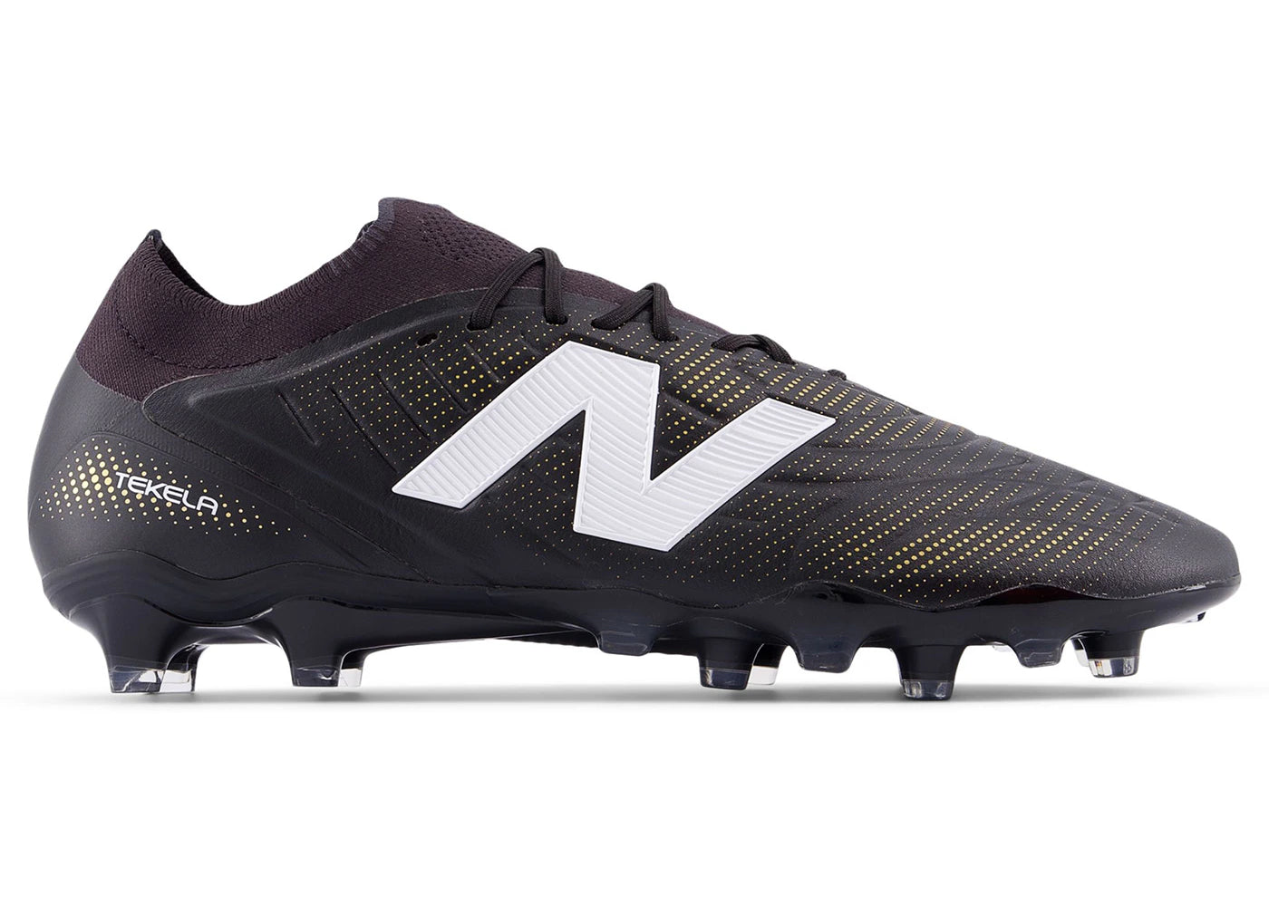 New Balance Tekela Elite Low Laced FG v5 Black White Gold