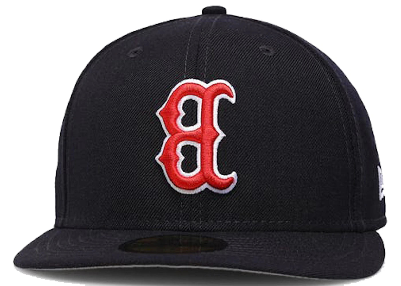 New Era Boston Red Sox Upside Down 59Fifty Fitted Hat Navy