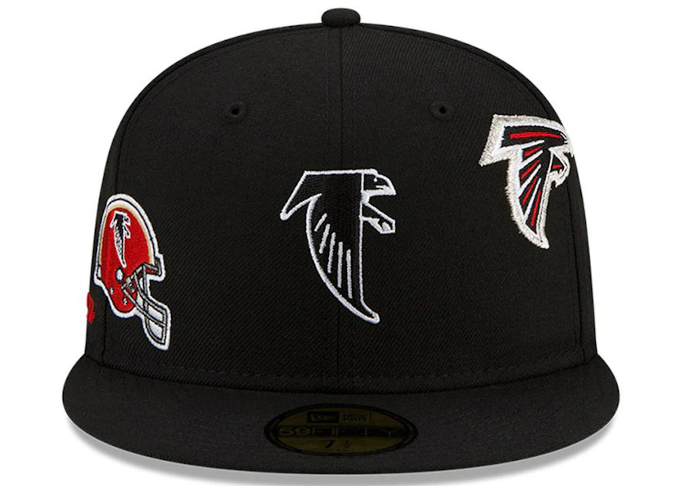 New Era Just Don Atlanta Falcons 59Fifty Fitted Hat Black