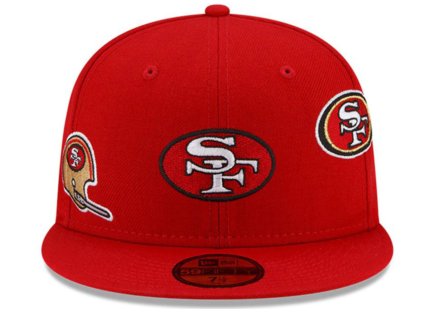 New Era Just Don San Francisco 49ers 59Fifty Fitted Hat Red