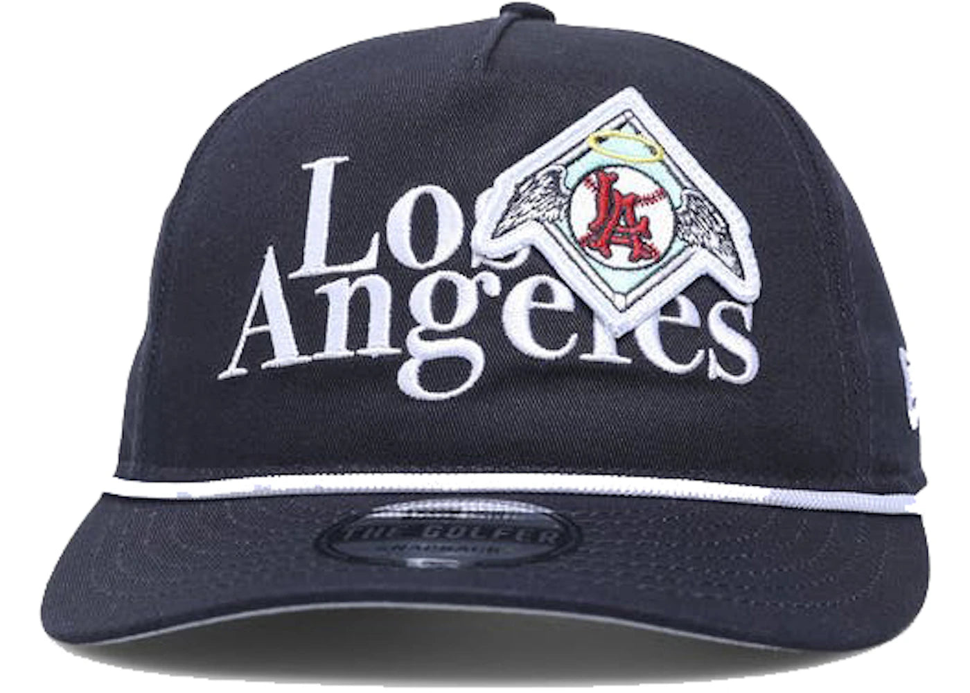 New Era Los Angeles Dodgers City Souvenir The Old Golfer Snapback Hat Navy