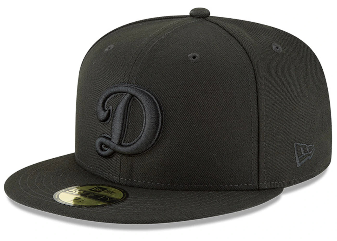 New Era Los Angeles Dodgers D 59Fifty Fitted Hat Black/Black