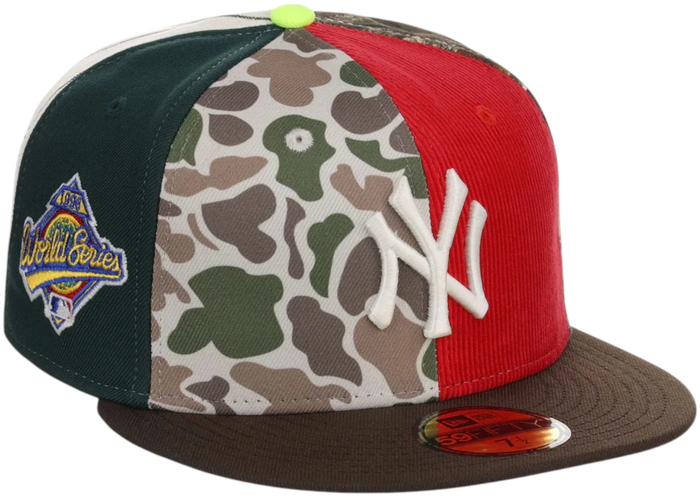 New Era New York Yankees Chase B x MLB Maximal 59Fifty Fitted Cap Multi/Plaid/Pink