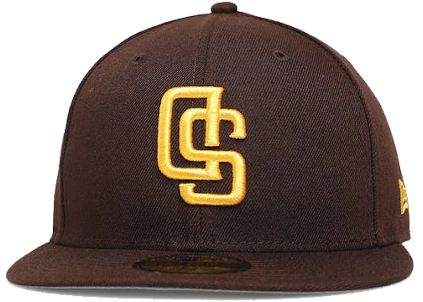 New Era San Diego Padres Upside Down 59Fifty Fitted Hat Dark Brown