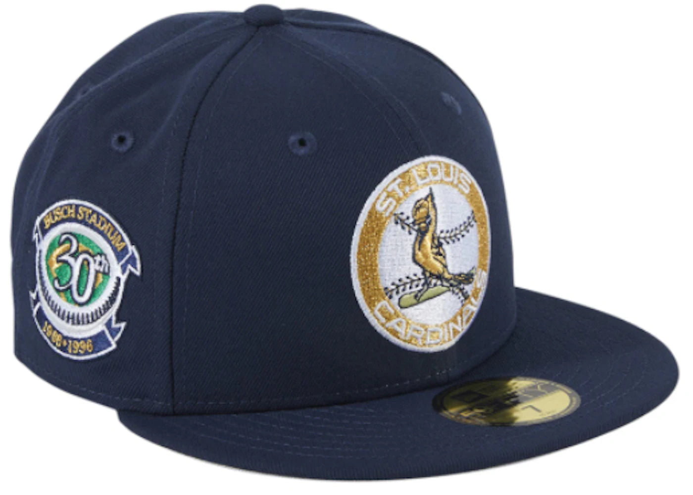 New Era St Louis Cardinals 30th Anniversary Stadium Patch Cool Fall Fashion Hat Club Exclusive Fitted Hat Navy