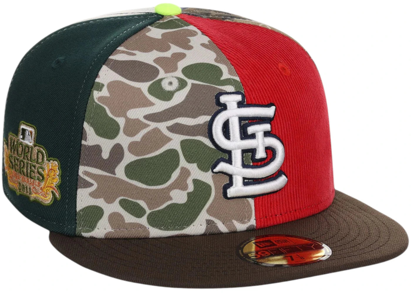 New Era St. Louis Cardinals Chase B x MLB Maximal 59Fifty Fitted Cap Multi/Plaid/Pink
