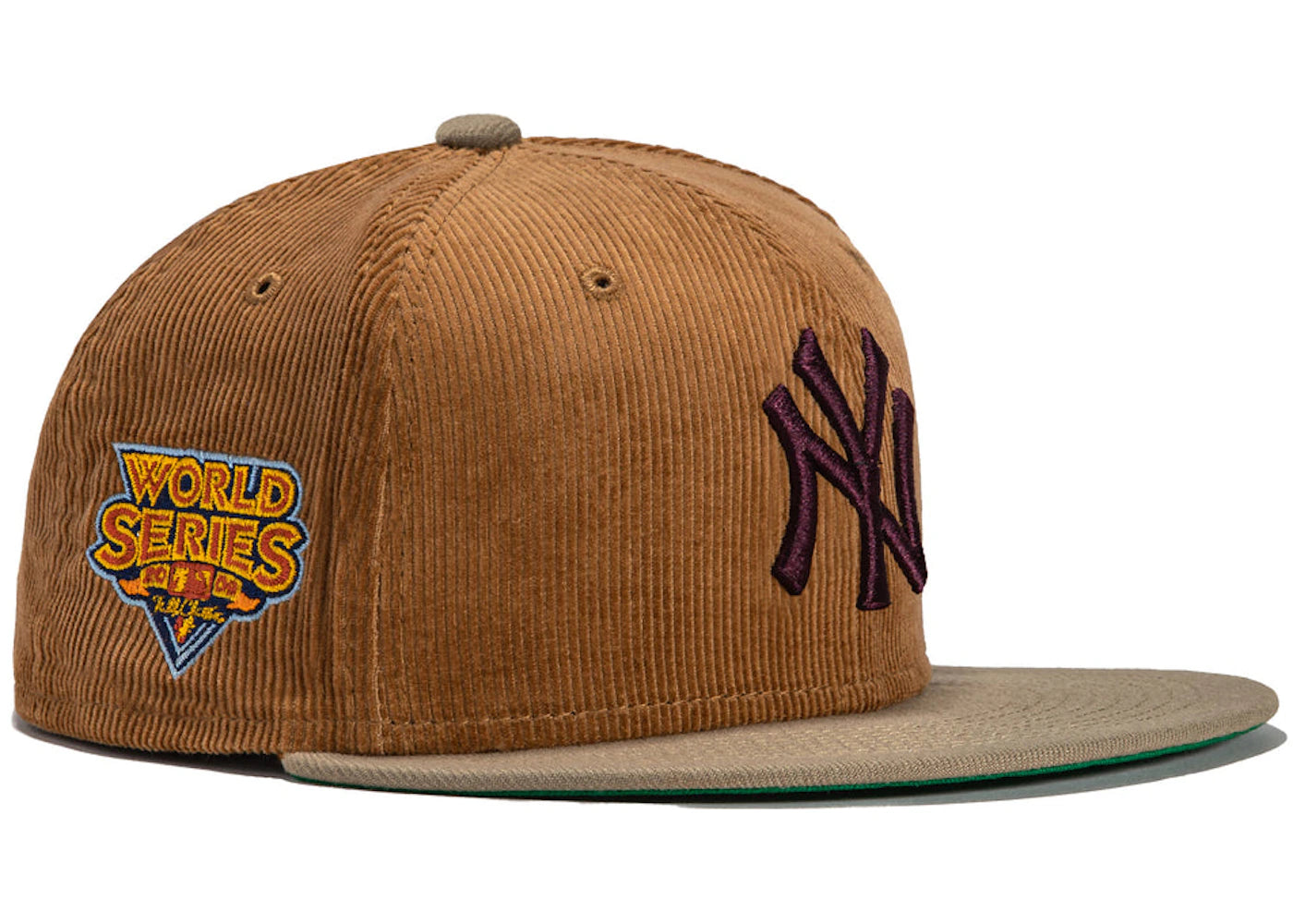 New Era x Hat Club Exclusive Cord Dream New York Yankees 2009 World Series Patch 59Fifty Fitted Hat Khaki