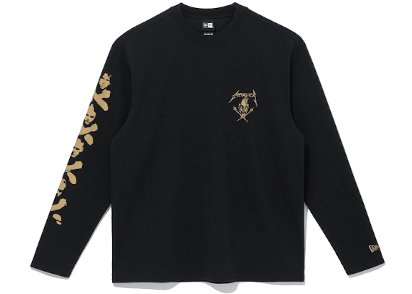 New Era x Metallica Black Album 30th Anniversary Art L/S T-Shirt Black