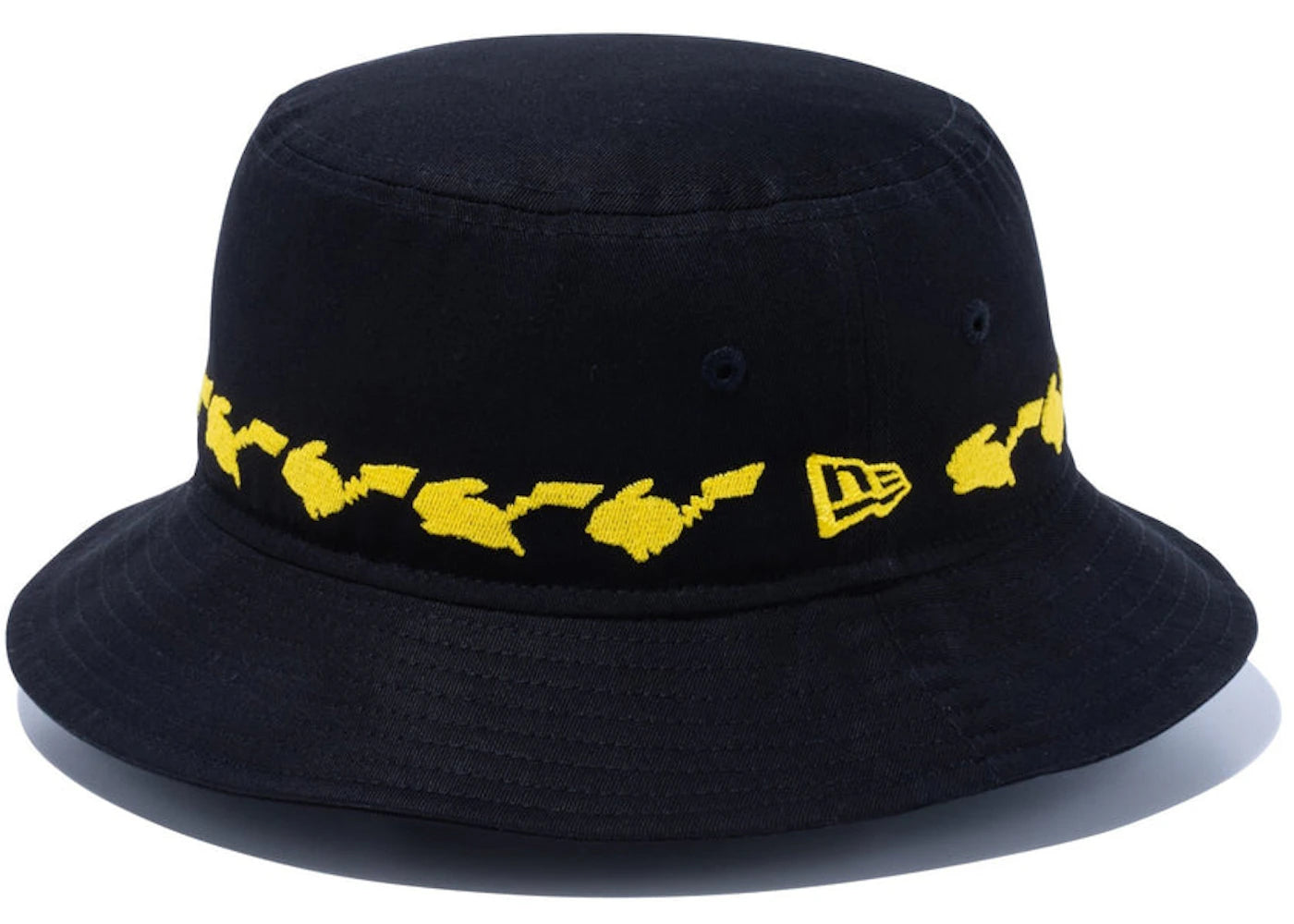 New Era x Pokemon Pikachu Bucket Hat Black Yellow