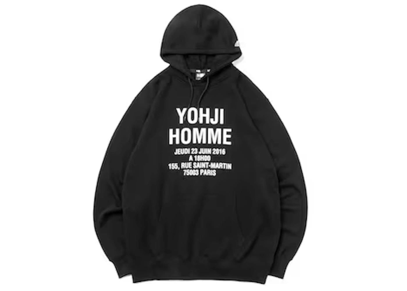 New Era x Yohji Yamamoto Yohji Homme Hoodie Black