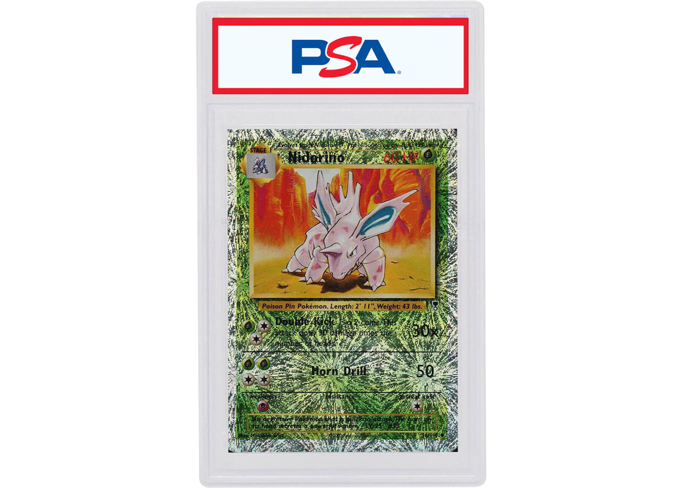 Nidorino 2002 Pokemon TCG Legendary Collection Reverse Foil #56 (PSA or BGS Graded)