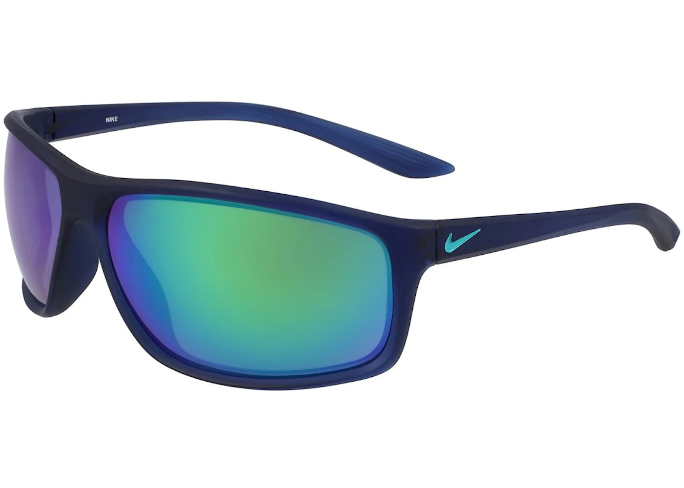 Nike Adrenaline Sunglasses Navy/Green Mirror Grey (EV1113-433-6616)