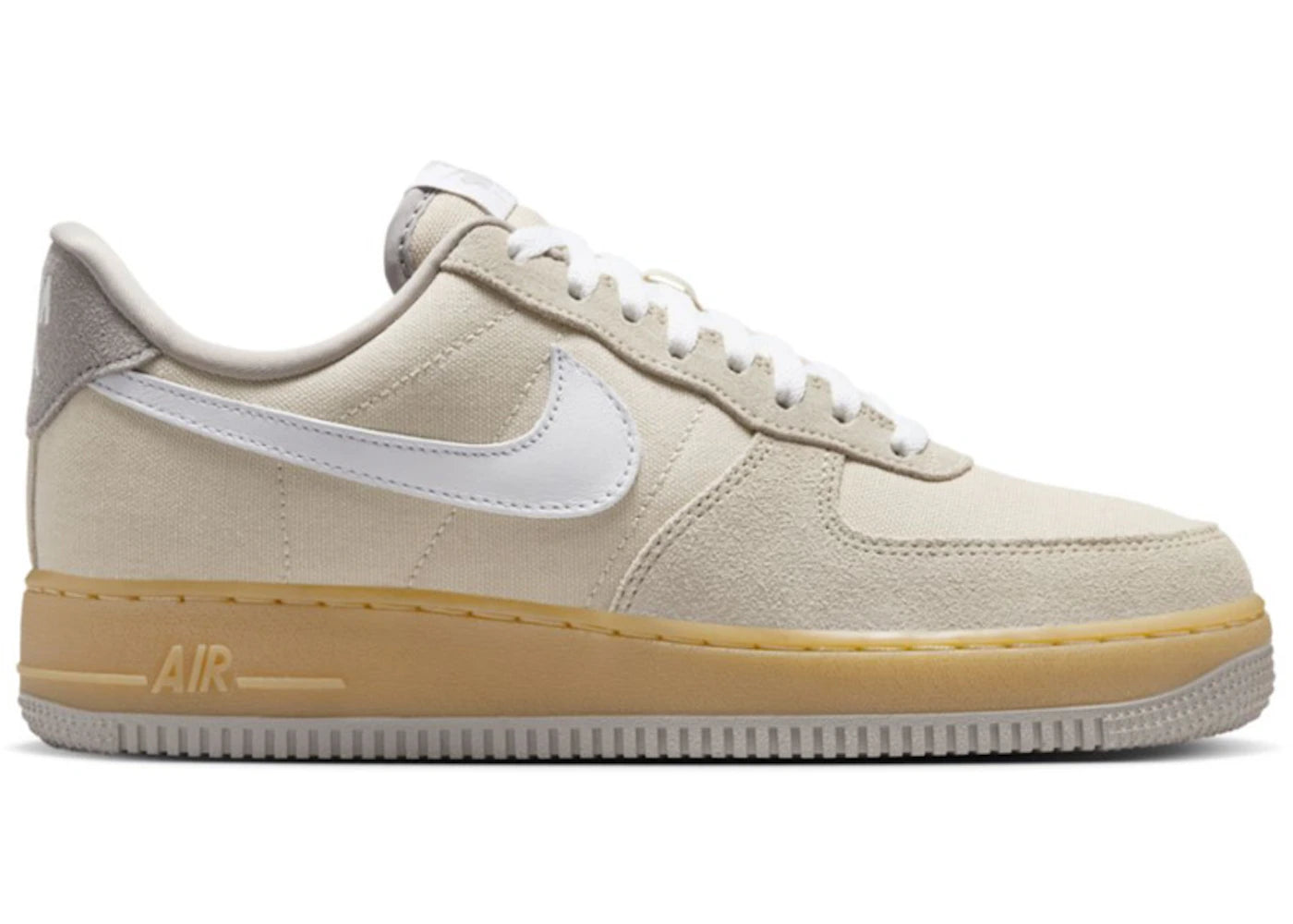 Nike Air Force 1 Low '07 Suede Canvas Khaki (Women's)