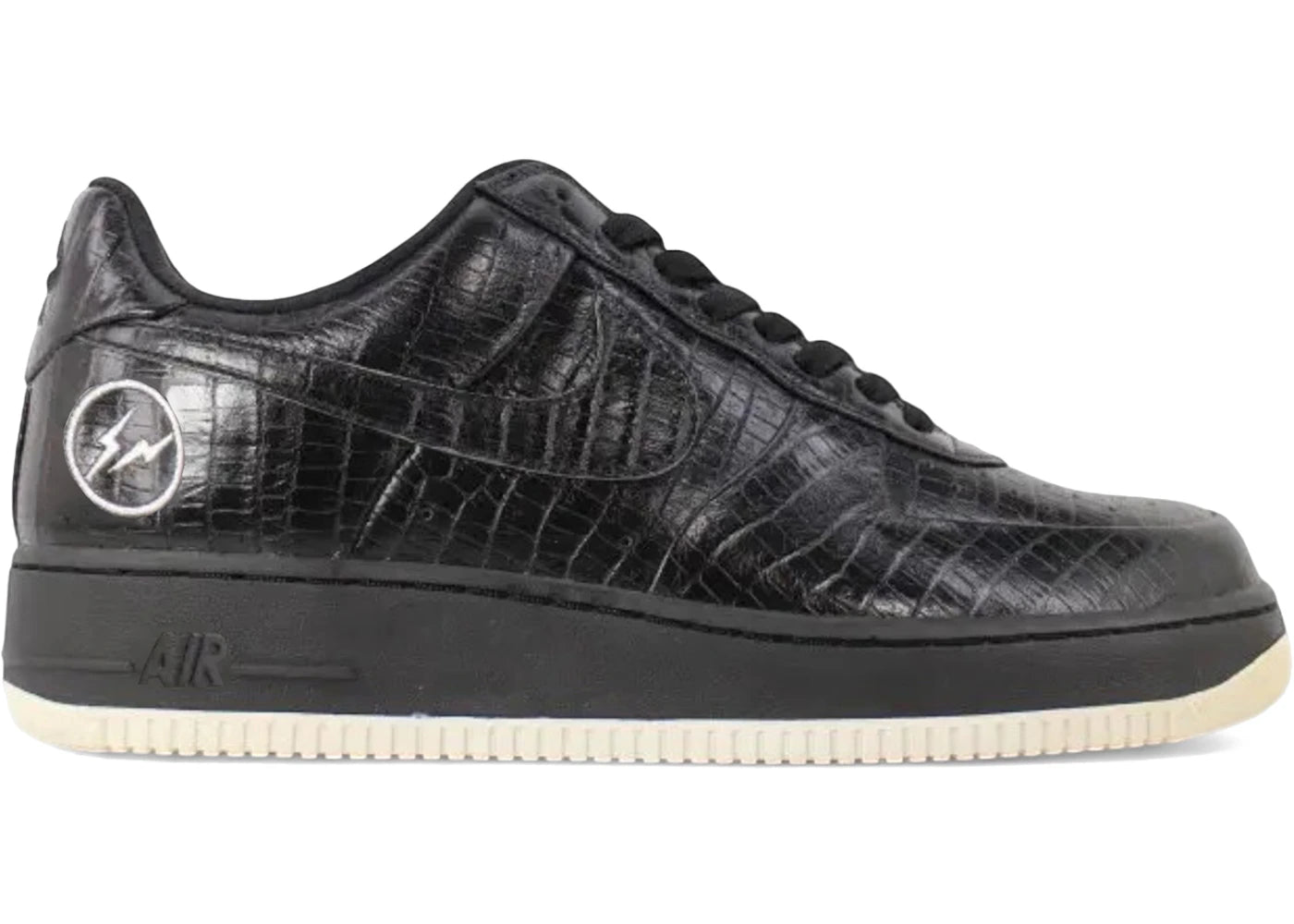 Nike Air Force 1 Low HTM Fragment Black Crocodile