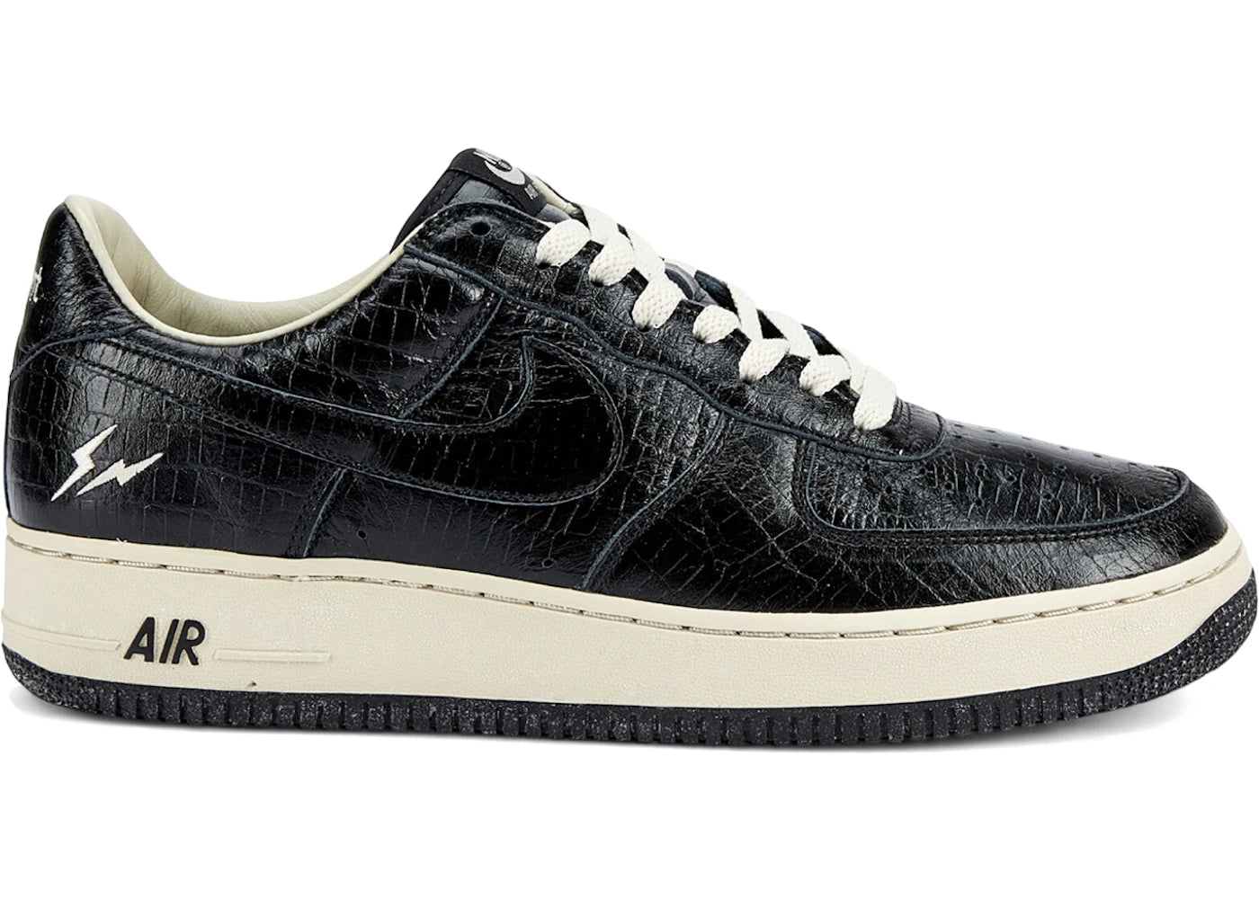 Nike Air Force 1 Low HTM Fragment Design Black Net