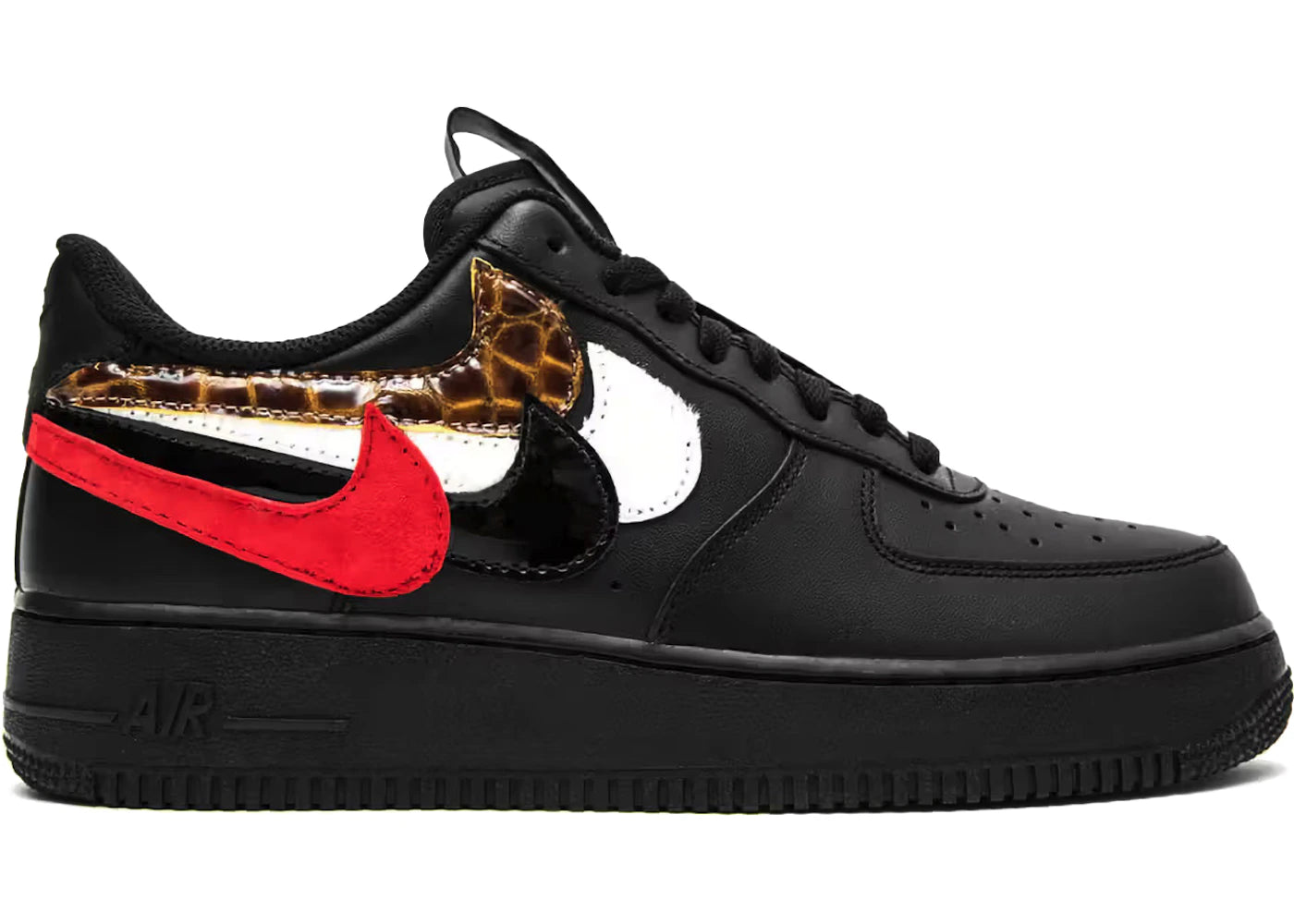 Nike Air Force 1 Low John Geiger x The Shoe Surgeon Misplaced Checks Black