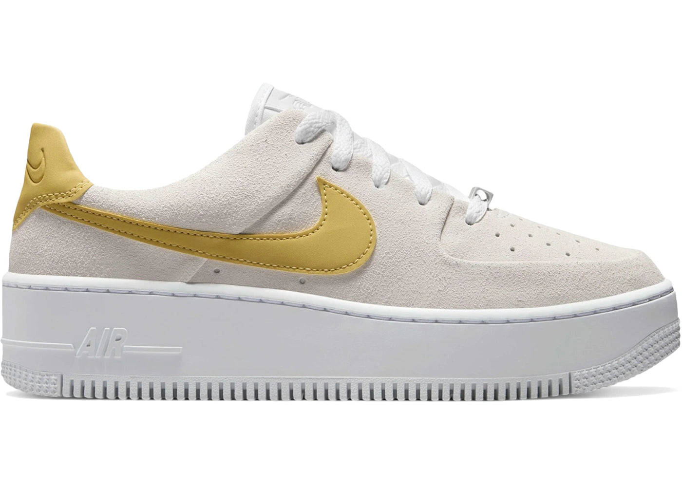 Nike Air Force 1 Sage Low White Infinite Gold (Women's)