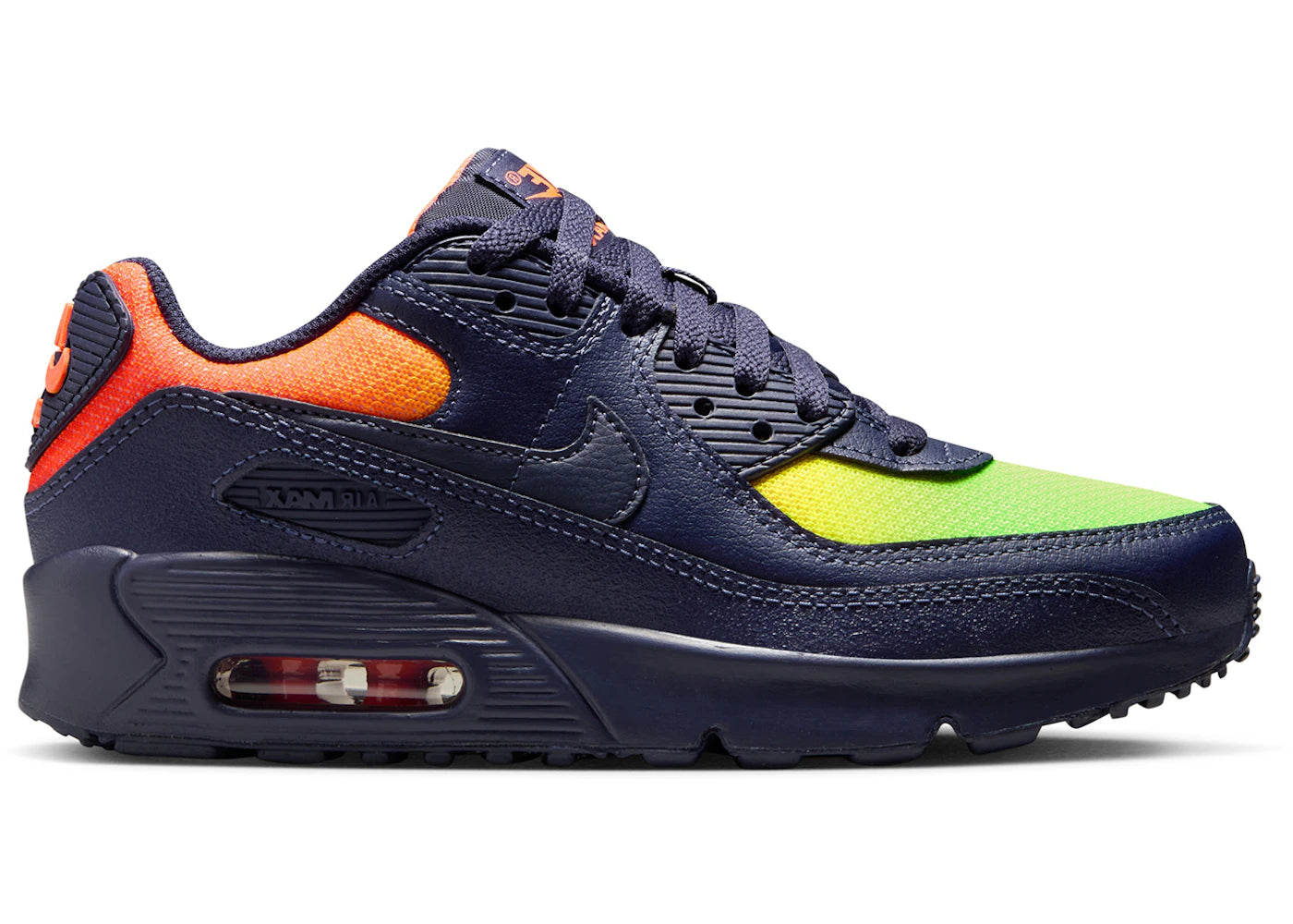 Nike Air Max 90 LTR Lemon Venom Blackened Blue (GS)